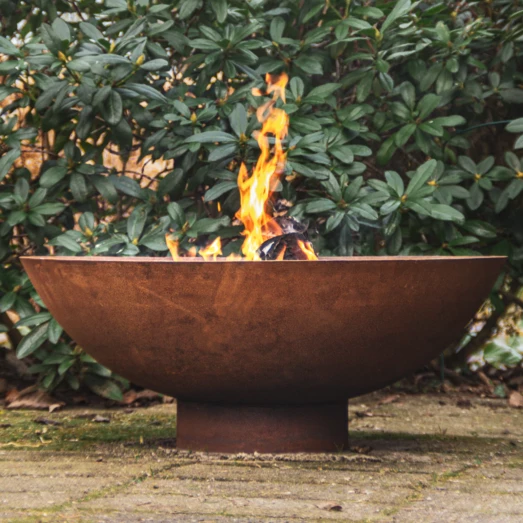 Bålsted I Cortenstål Ø80x32 Cm 4 Bålsted I Cortenstål Ø80x32 Cm - Billede 2