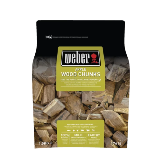 Weber Røgchunks æble 1,5 Kg 3 Weber Røgchunks æble 1,5 Kg