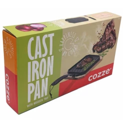 Cozze Støbejernspande Med Træbakke 165x330 Mm -Bon-Fire butik 62502258640 11