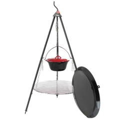 Bon-Fire Basis Bålsæt Med Gryde Og BBQ-pande