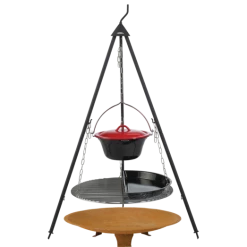 Bon-Fire Basis Bålsæt Med Bålfad, Gryde Og BBQ-pande