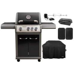 Dangrill Valhal 310 CS Gasgrill Med Betræk, Rotisseri, Kurv Og Grillbakke