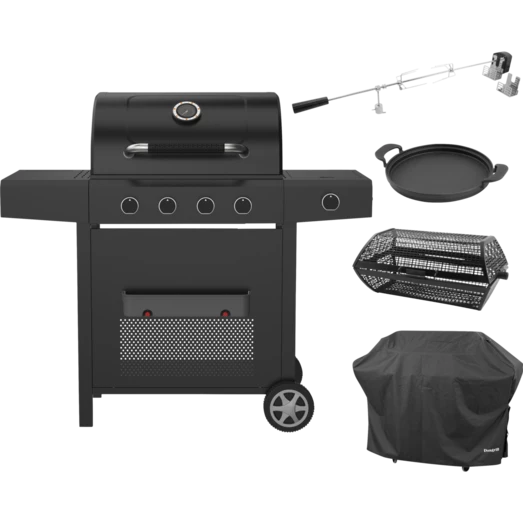 Dangrill Heimdal 410 PS Gasgrill M/overtræk, Grillpande, Rotisseri Og Rotisserikurv 3 Dangrill Heimdal 410 PS Gasgrill M/overtræk, Grillpande, Rotisseri Og Rotisserikurv