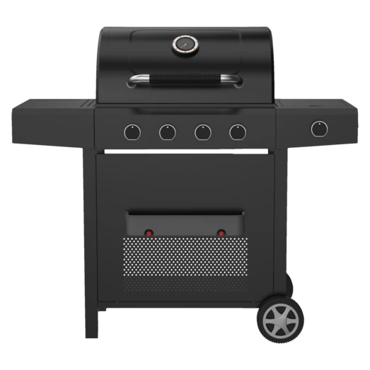 Dangrill Heimdal 410 PS Gasgrill Med Overtræk, Pande, Pizzaspade Og Pizzasten 4 Dangrill Heimdal 410 PS Gasgrill Med Overtræk, Pande, Pizzaspade Og Pizzasten - Billede 2