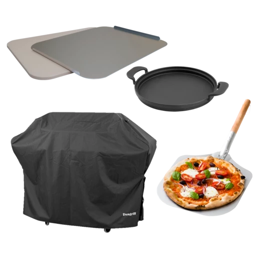 Dangrill Heimdal 410 PS Gasgrill Med Overtræk, Pande, Pizzaspade Og Pizzasten 5 Dangrill Heimdal 410 PS Gasgrill Med Overtræk, Pande, Pizzaspade Og Pizzasten - Billede 3