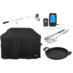 Dangrill Valhal 310 CS Gasgrill Med Betræk, Pande, Tangsæt, Rotisseri Og Termometer -Bon-Fire butik 62509165644 3